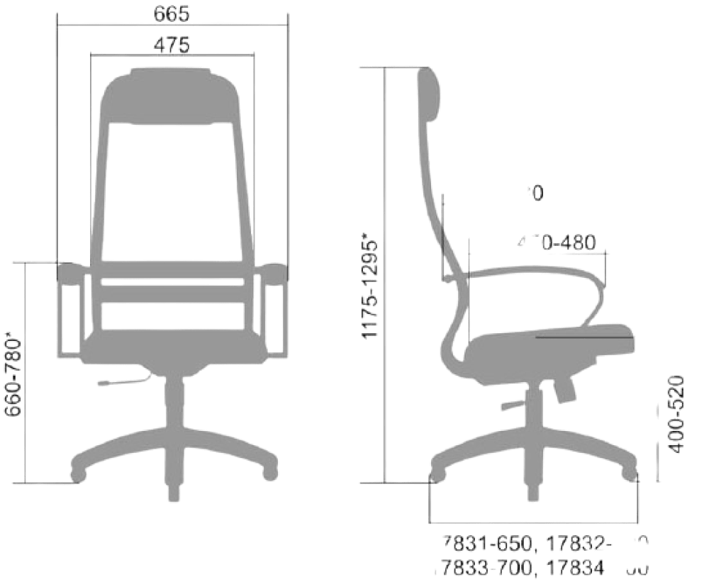 Офисное кресло metta bk 10